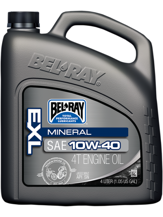 Bel Ray EXL Mineral 4T Engine Oil 10W40 4L